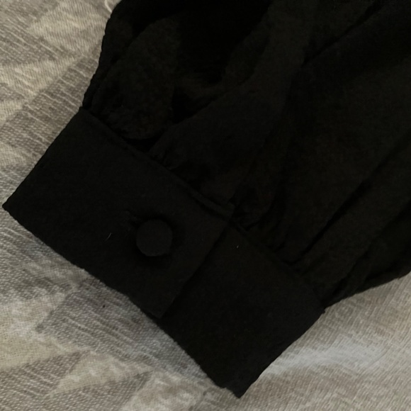 RW & Co. Sheer black Blouse with Lace - Picture 5 of 5